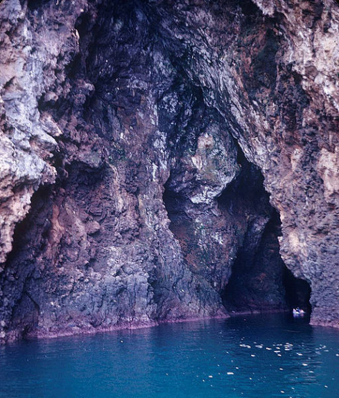 An example of a sea cave